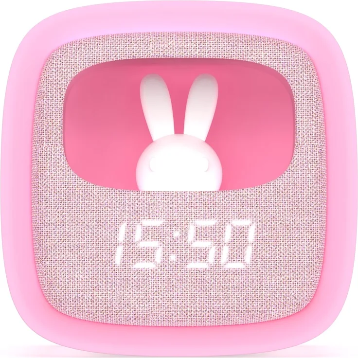 Wecker Billy mit Nachtlicht - Marshmallow