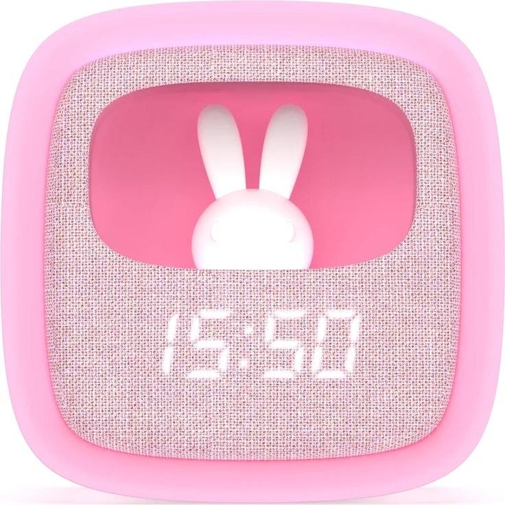 Wecker Billy mit Nachtlicht - Marshmallow – Bild 1