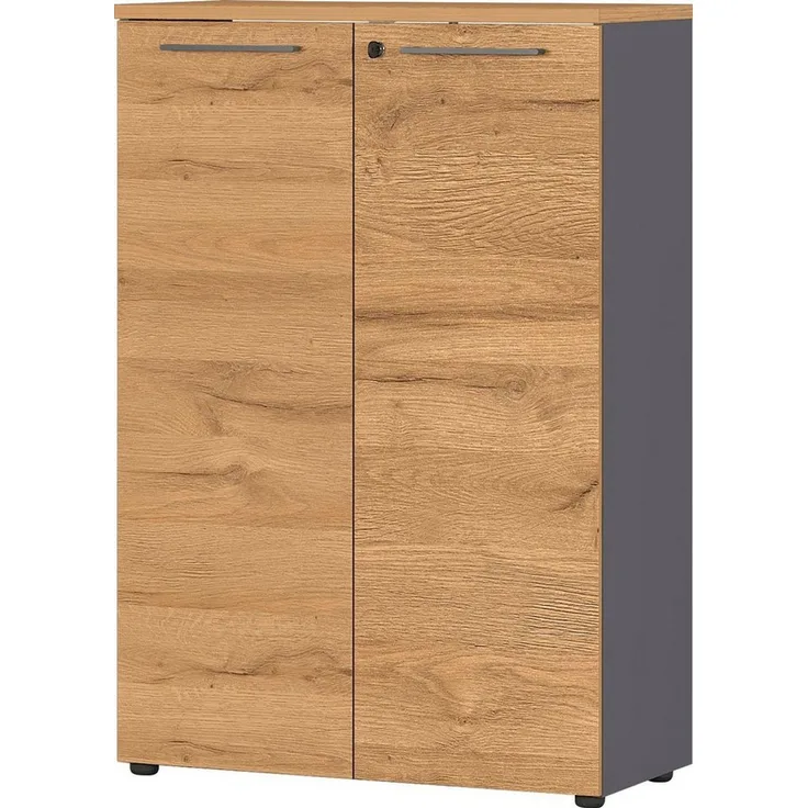 GERMANIA Aktenschrank GW-Agenda opt. mit Schublade, Maße 80x120 cm, Made in Germany