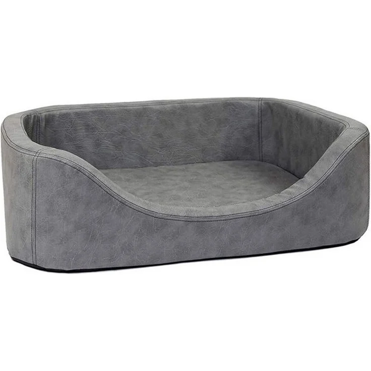 CopcoPet Tierbett Hundebett Stella Antik Grau L ca. 80x60 cm Viscoschaumstoff – Bild 4