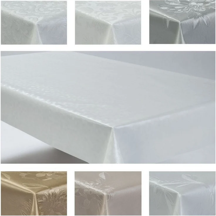 laro Tischdecke Wachstuchtischdecke Floral Classic PVC Eckig – Bild 1