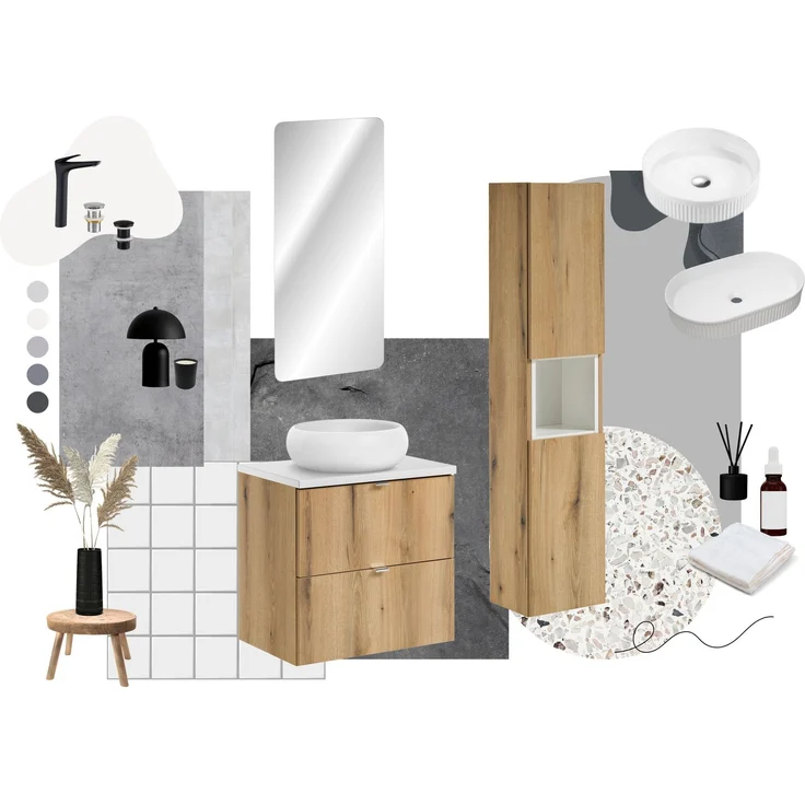 Qubik Oberschrank 30x30cm 1 Tür (30x18,9x30cm), Eichenküste Evoke – Bild 6