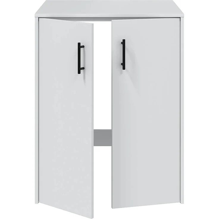 Mehrzweckschrank-Set >LAUNDRY < (4-teilig) Weiß, 2x Umbauschrank, Unterschrank, Hängeschrank – Bild 2