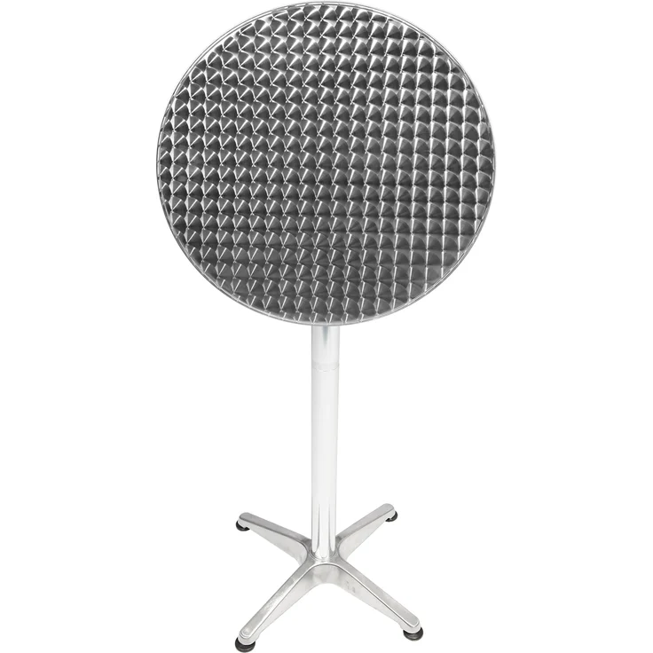 3-tlg. Bistro Garnitur Balkonset Garnitur Tisch + 2 Stapelstühle Ø60cm – Bild 8