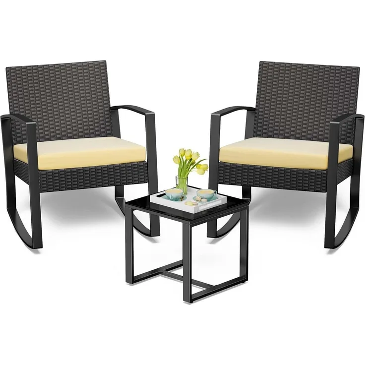 Bealife Gartenmöbel Set Balkon Lounge 2 Personen Outdoor