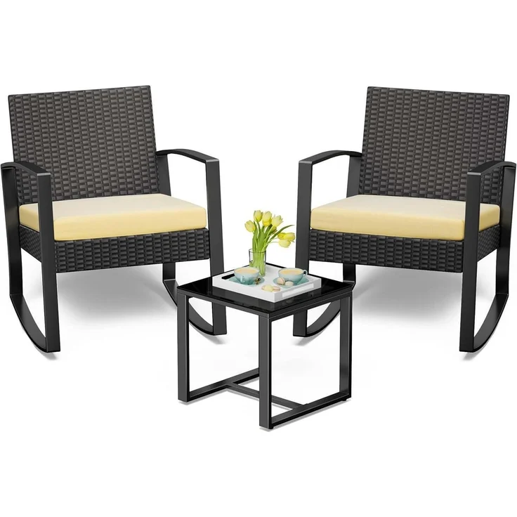 Bealife Gartenmöbel Set Balkon Lounge 2 Personen Outdoor – Bild 1