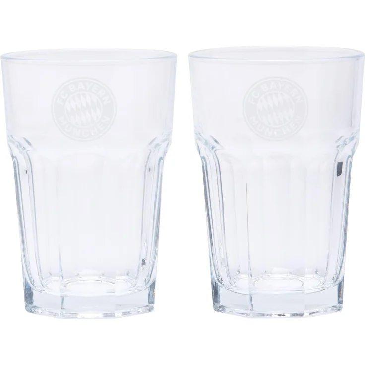 FC Bayern München Gläser-Set FCB Latte Macchiatto Glas 2er, Glas – Bild 4