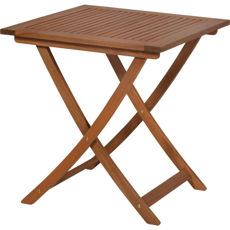 Bali Gartenmöbel Set 3tlg, 2 Klappstühle, Klapptisch 70 x 70 cm, Akazie – Bild 3