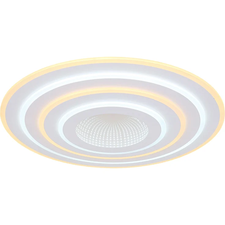 GLOBO LIGHTING Deckenleuchte JOCELYN, Dimmfunktion, Fernbedienung, Infrarot inkl, Memoryfunktion, Nachtlichtfunktion, mehrere Helligkeitsstufen, LED fest integriert, warmweiß - kaltweiß, Deckenlampe Wohnzimmer-Leuchte Schlafzimmer-Leuchte Flur Küche – Bild 4