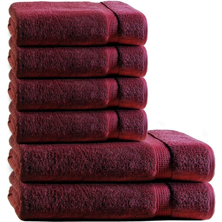 TRENDBUY24 Handtuch Set 6-TLG Premium Frottee Handtücher Duschtücher Set 100% Baumwolle, (Handtuch und Duschtuch, 6-St), schnell trocknend – Bild 1
