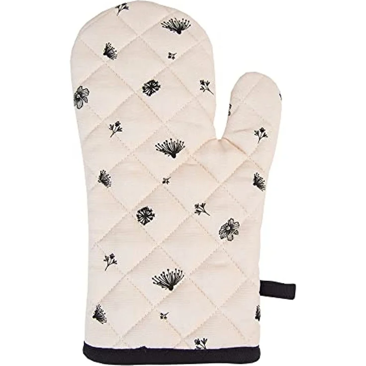 Clayre & Eef Topfhandschuhe Flora and Fauna, (Set, 2-tlg, 2-teilig), Ofenhandschuhe wattiert Größe: ca. 18x30cm – Bild 2