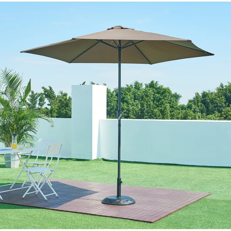 Sonnenschirmständer Bisegna Beton Ø50x7cm Schwarz 25 kg [casa. pro] – Bild 2