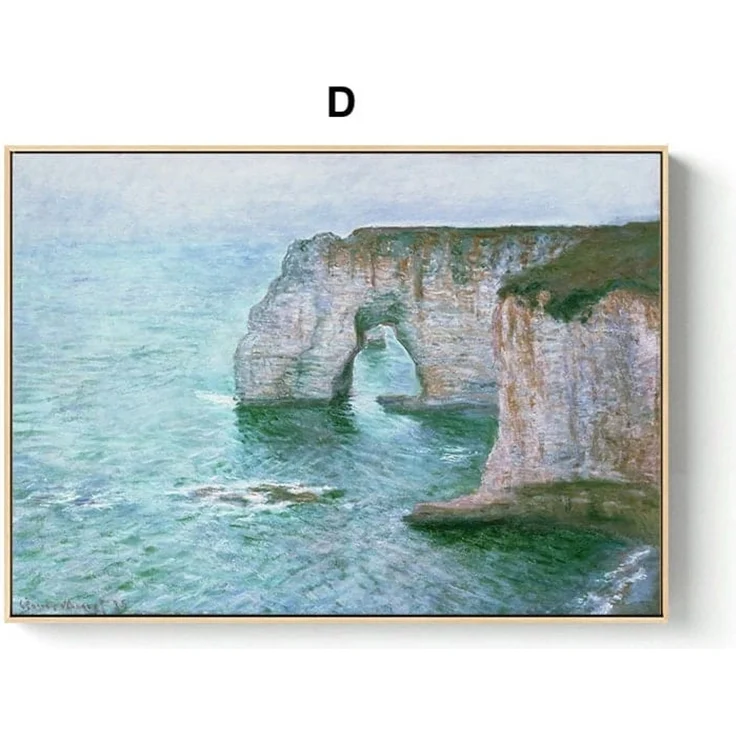 Poster Vintage Claude Monet · Deko Print ohne Rahmen - 80x60 cm / G – Bild 5