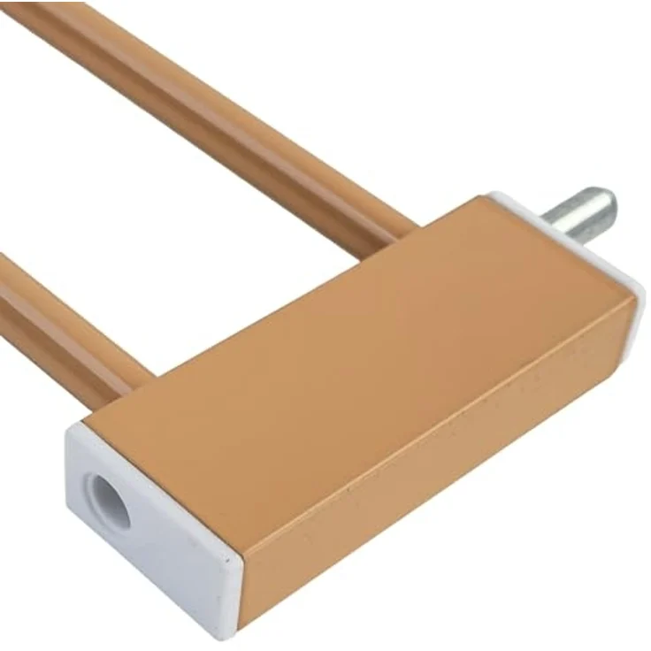 Absperrgitter Treppenschutzgitter beige für für 85-95cm Durchgang 110cm Hoch – Bild 6