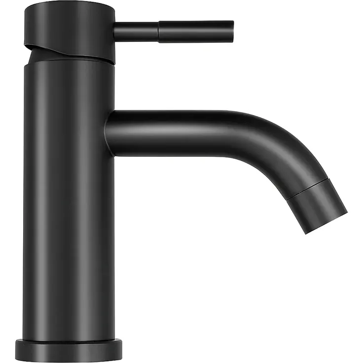 Vente-unique - LILIKO Waschbeckenmöbel Holz, Platte Beige - B 50 cm x H 46 cm x L 90 cm – Bild 5