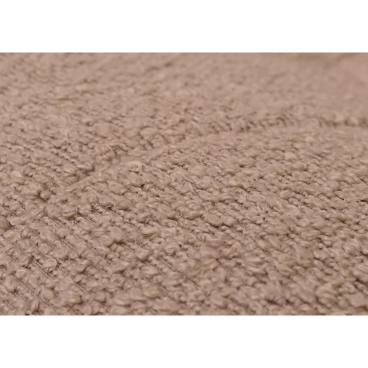 Schaukelstuhl HWC-K10, Relaxsessel, Holz FSC® Stoff/Textil Bouclé (450g/m²) ~ taupe, Gestell natur – Bild 4