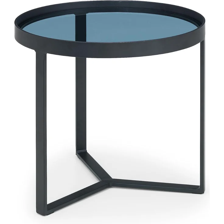 Julian Bowen Loft Lampentisch, Rauchglas