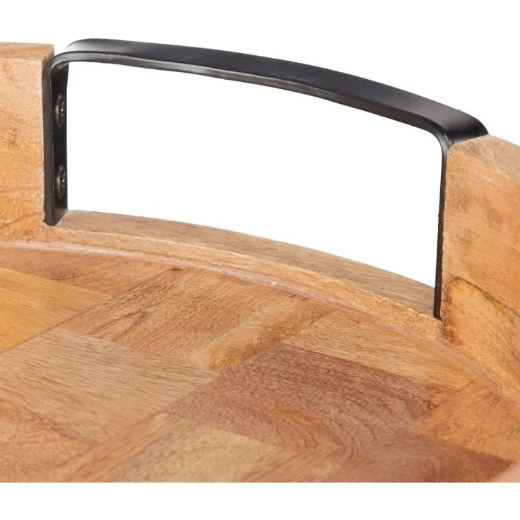Rundes Tablett aus Mangoholz – Bild 6