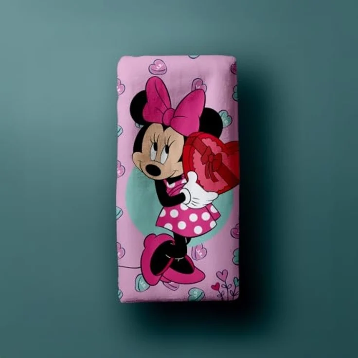 Disney Minnie Mouse Duschtuch Strandtuch Badetuch pink 70 x 140 cm – Bild 5