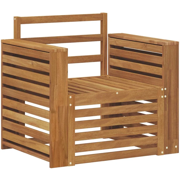 vidaXL Outdoor-Sofagarnitur Natur Massivholz Akazie 3436359 – Bild 2