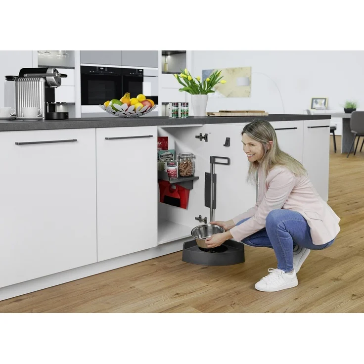 Hailo Einbau Futterstation Hund Fressnapf verstellbar im Schrank ab 40cm Breite – Bild 5