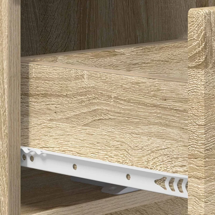 vidaXL Schuhschrank 73 x 38 x 87,5 cm Holzwerkstoff Sonoma-Eiche 8011659 – Bild 7