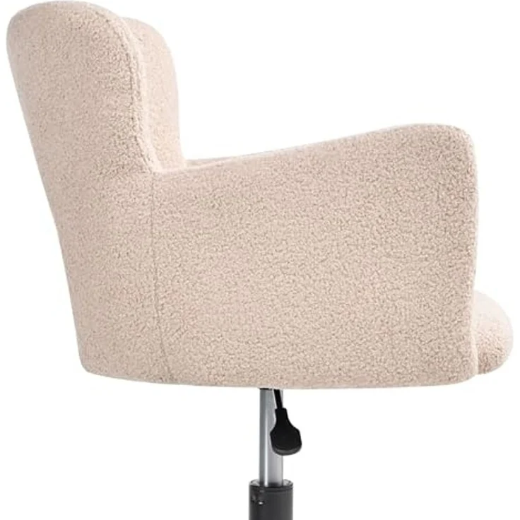 Schreibtischstuhl SANILAC II Bouclé Beige – Bild 7