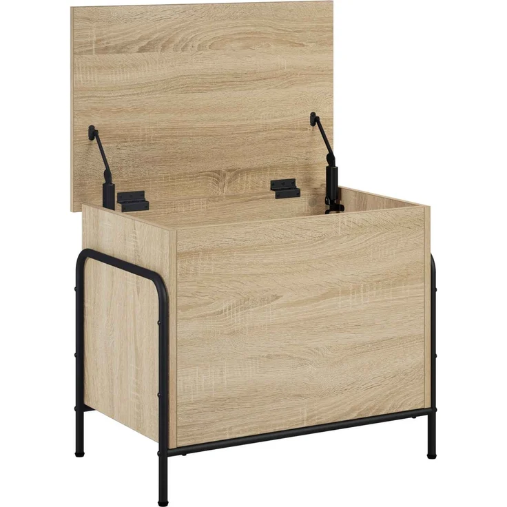 vidaXL Aufbewahrungsbox Sonoma-Eiche 80 x 40 x 49,5 cm Holzwerkstoff 8013669 – Bild 3