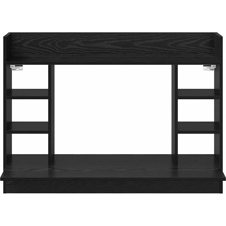 vidaXL Wandtisch Schwarz Eichen-Optik 105 x 48 x 75 cm Holzwerkstoff 869194 – Bild 4