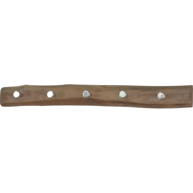 Massivholz Hakenleiste, Garderobenleiste, gewachst, 65 cm breit