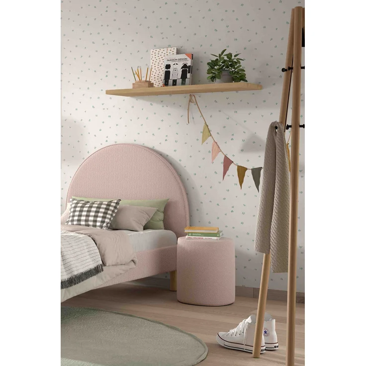 Hocker Karlotta 41x41x42 Polsterhocker Holzwerkstoff Rosa – Bild 2