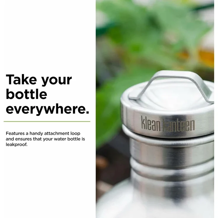 Klean Kanteen Trinkflasche Kanteen® "All Stainless" Edelstahl Deckel – Bild 3