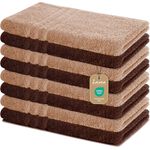 Lavea Handtücher 8er Handtuch Set 50x100 cm, Sporthandtuch, Badetuch, (Frottierserie Elena), Saugstarke & weiche Gästetücher, Handtuch Set