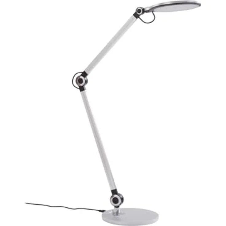 Lindby Nyxaris, dimmbare LED Tischlampe in Silber für Arbeitszimmer und Büro, 50 cm – Bild 1