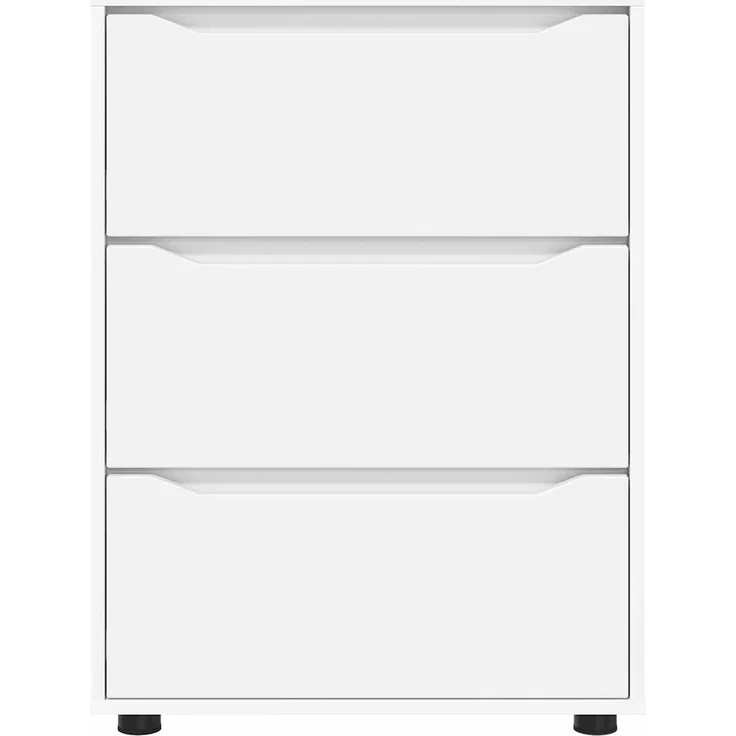 vidaXL Aufbewahrungsschrank 60 x 48 x 81 cm Holzwerkstoff Weiß 888857 – Bild 8