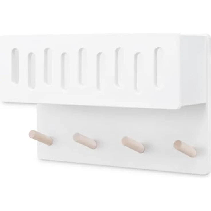 Ehrenkind Wandgarderobe für Kinder, Kindergarderobe (Garderobe Kinder, Garderobe für Kinderzimmer, Kinder Garderobe), aus massivem und nachhaltigem Holz - nach Montessori – Bild 2