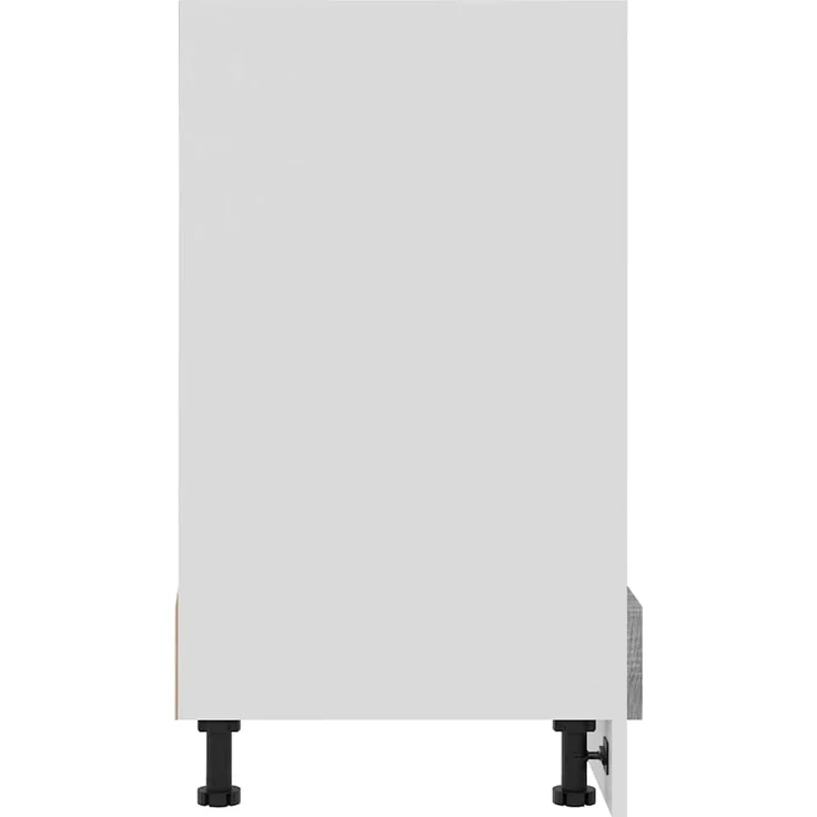 Herdumbauschrank, Küchenschrank Lyon Grau Sonoma 60 x 46 x 81,5 cm Holzwerkstoff – Bild 6