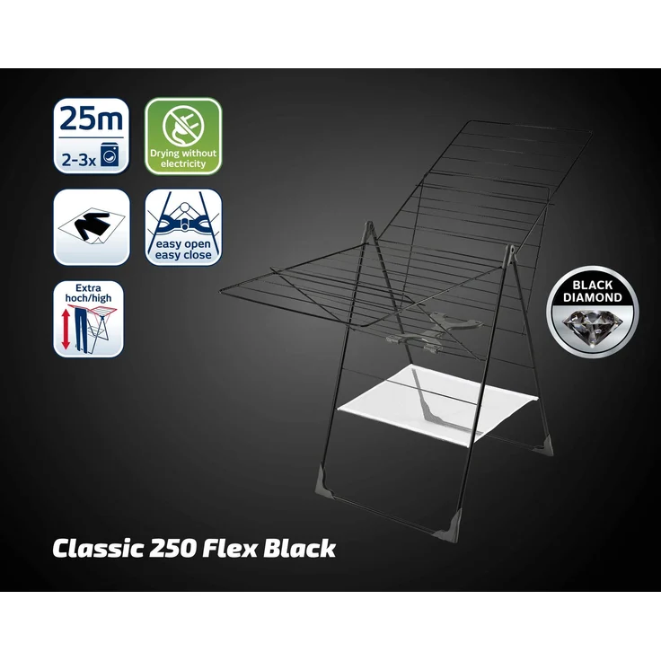 Standtrockner Classic 250 Flex Black – Bild 2