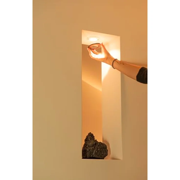 Dotlux LED-Einbauleuchte MULTISCREWplus 6W 3000K IP65 dimmbar, spritzwassergeschützt, 600 Lumen, dimmbar mit DIMtoZERO-Technik, werkzeuglose Montage, sechs wechselbare Blenden – Bild 1