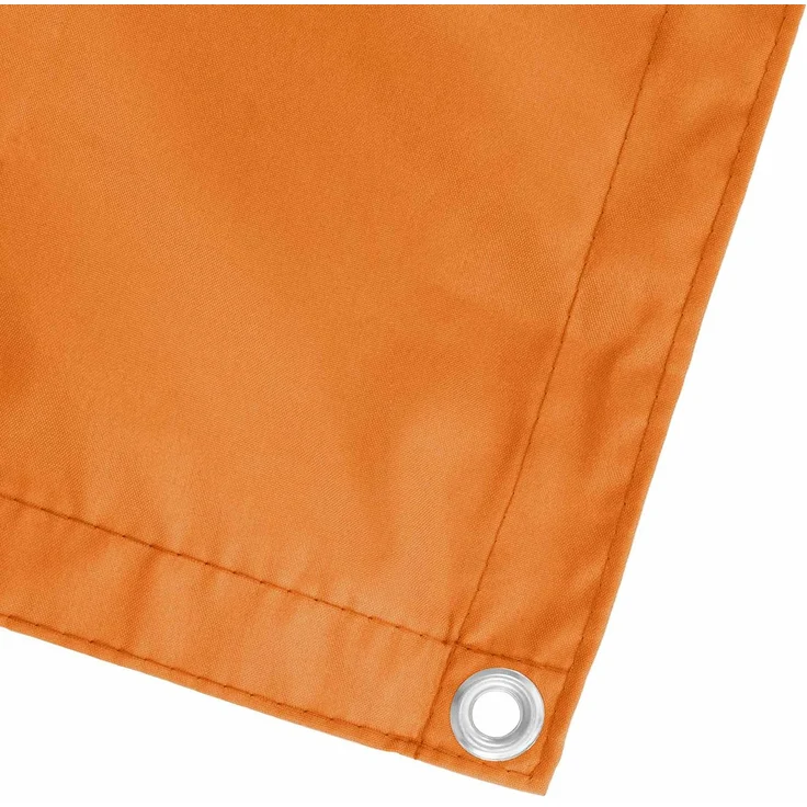 vidaXL Balkonsichtschutz 110 x 400 cm Oxford-Stoff Rechteckig Orange 42030839 – Bild 3