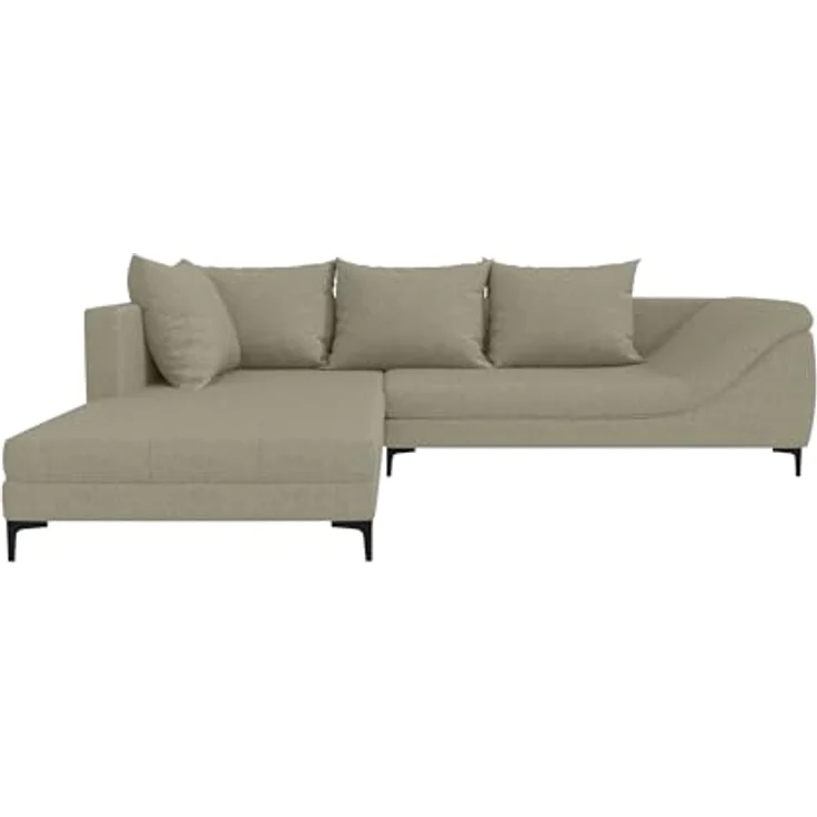 99rooms Loni Ecksofa Webstoff MALMO_NEW Beige Links – Bild 9