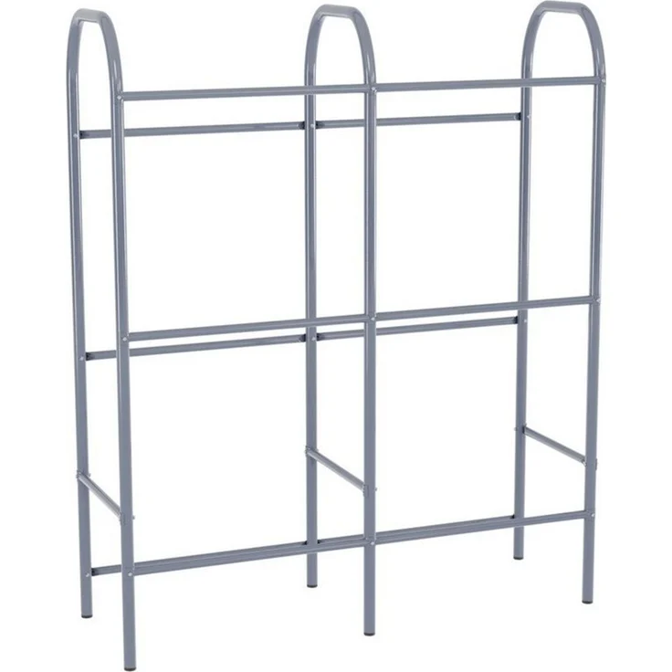 TroniTechnik Regal für 6 Kisten Flaschenkistenregal aus pulverbeschichtetem Metall, Getränkekistenregal mit 6 Ablageflächen, 102kg Belastbarkeit, Flaschenregal – Bild 1