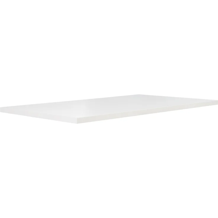 Esstisch >TABLES< in Weiss, U-Metallgestell schwarz - 160x74,7x90cm (BxHxT) – Bild 2