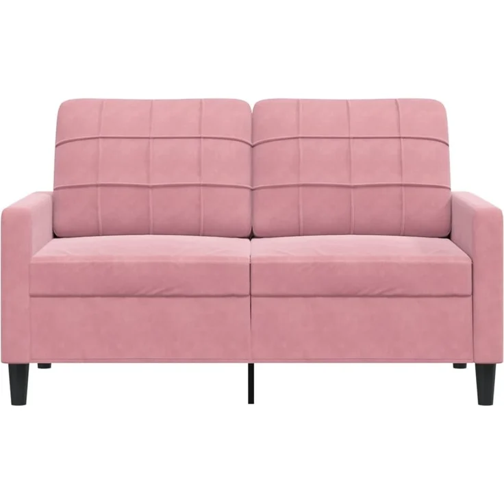 vidaXL 2-Sitzer-Sofa Rosa 120 cm Samt 4007617 – Bild 3