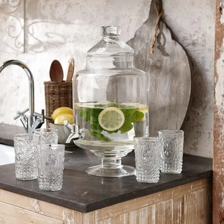 Mirabeau Glas Glas 6er Set Fleury klar, Glas – Bild 3
