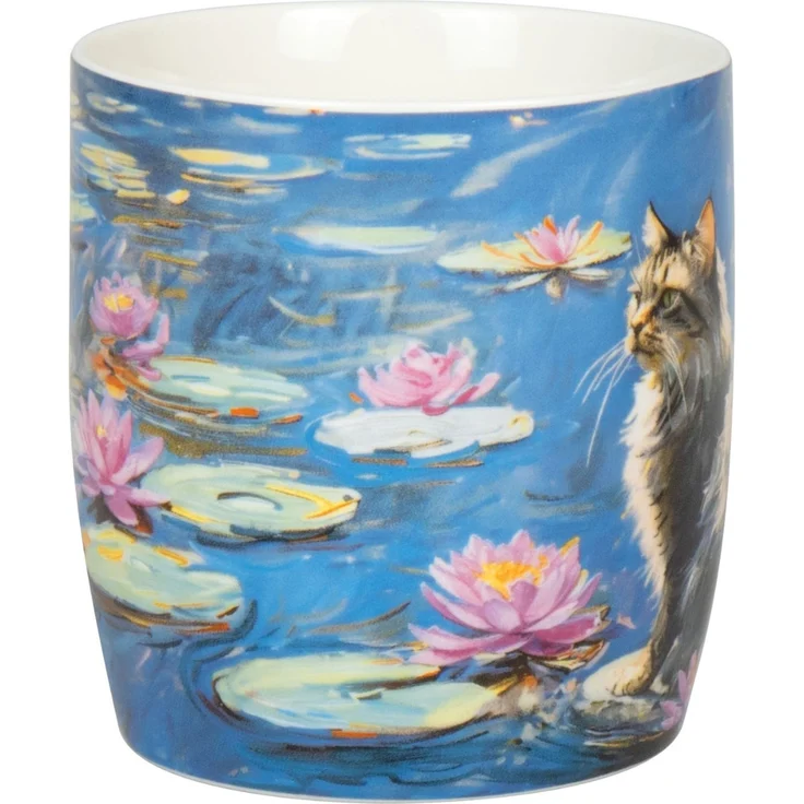 KÖNITZ 1172753060 Becher Arty Animals Monet's Cat 390 ml aus Bone China Porzellan / Monets Katze – Bild 4