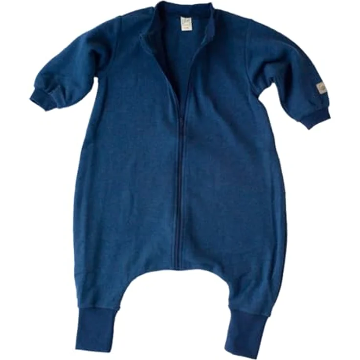 Lilano, Merino Schlafsack mit Fuß, 70% Wolle (kbT), 30% Seide, 210 g/m² (Marine, 98-104) – Bild 3
