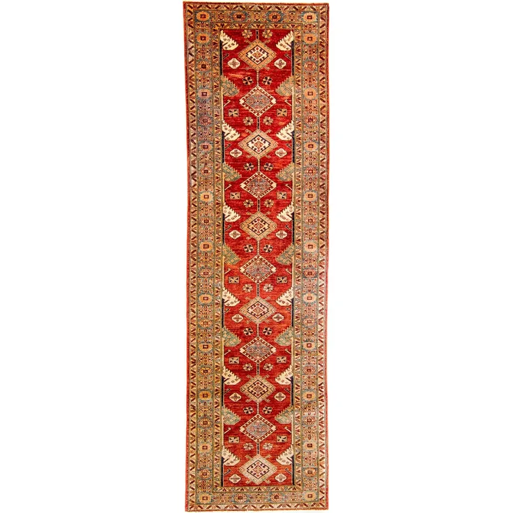 Morgenland Läufer Ziegler - Kazak - 321 x 84 cm - rot