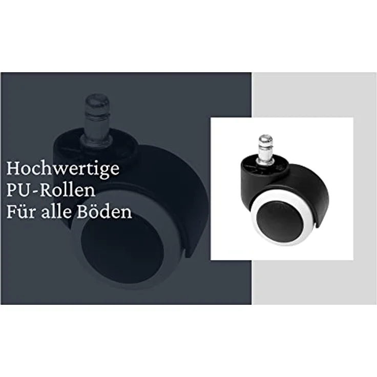 Duke-Handel Drehhocker Sattelhocker, Arbeitshocker, Rollhocker, Hocker, Sattelstuhl (1 St, in vielen Farben erhältlich), höhenverstellbar, ergonomisch, Rückenschonend – Bild 5