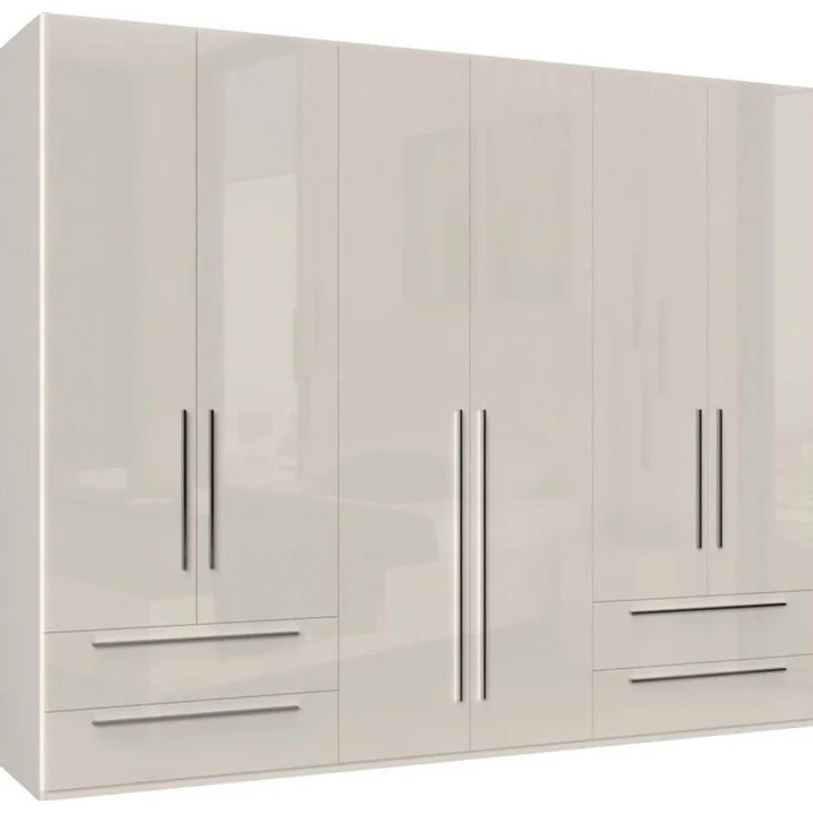 Places of Style Kleiderschrank Piano beige, UV lackiert hochglänzend, Soft-Close Funktion in vielen Breiten – Bild 4